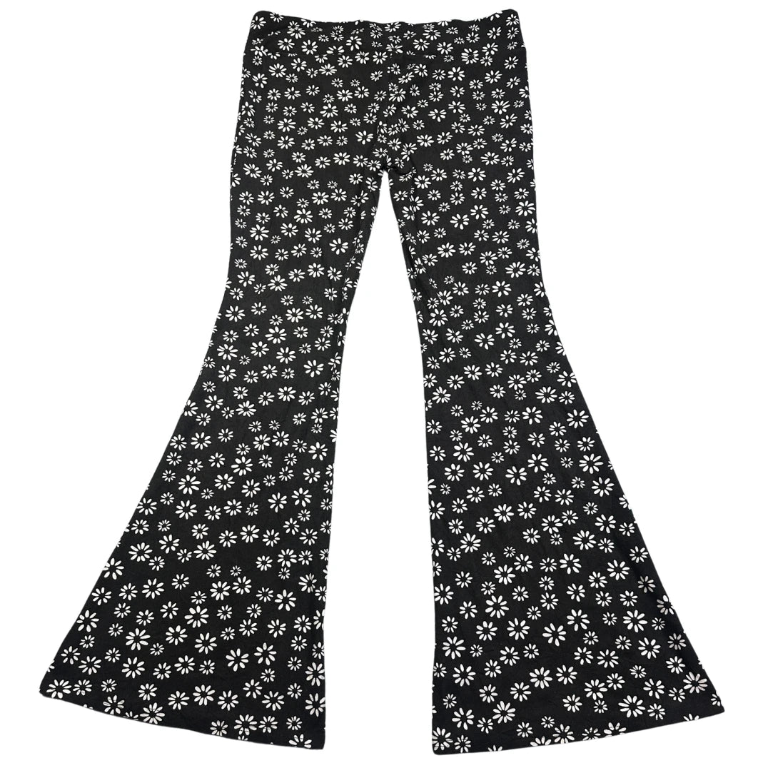 NOBO® Black Floral Flare Pants-2XL
