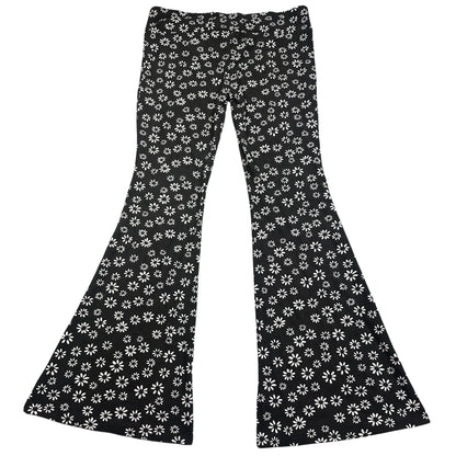 NOBO® Black Floral Flare Pants-2XL