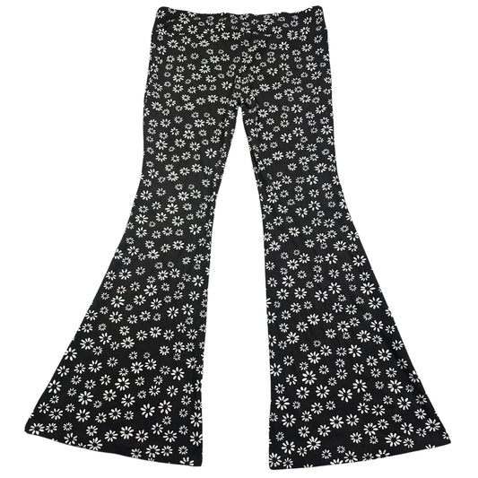 No Boundaries Black Women's Flare Pants-2XL Ladies Bottom