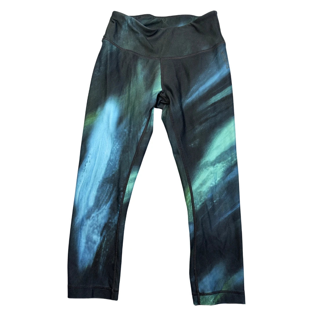 Reebok® Black Capri Leggings Printed-XS