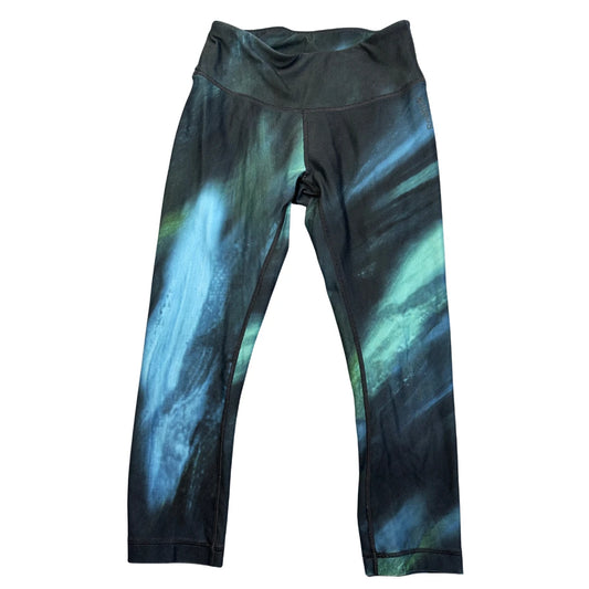 Reebok® Black Capri Leggings Printed-XS