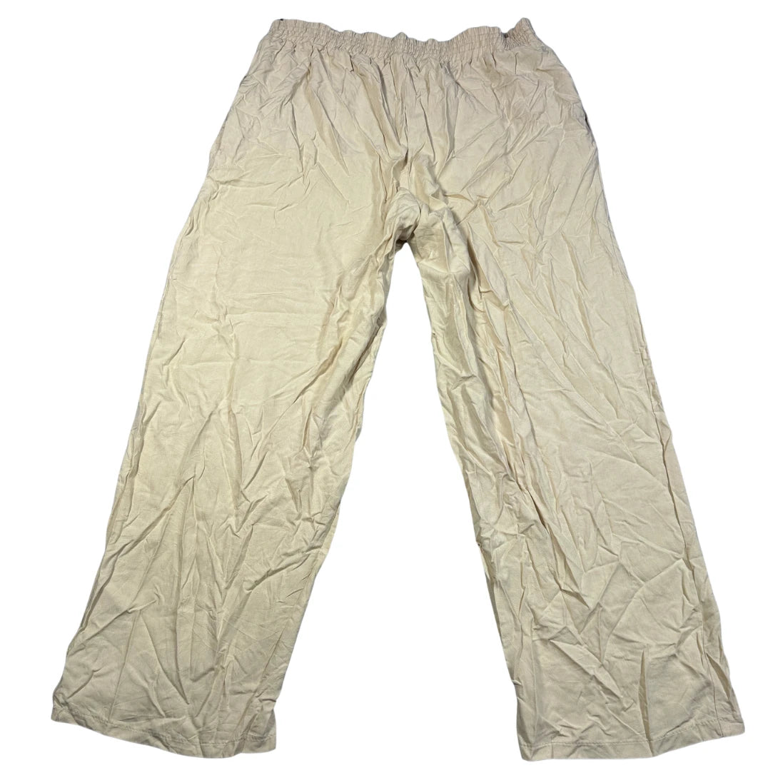 Unbranded Beige Wide Leg Pants-XL