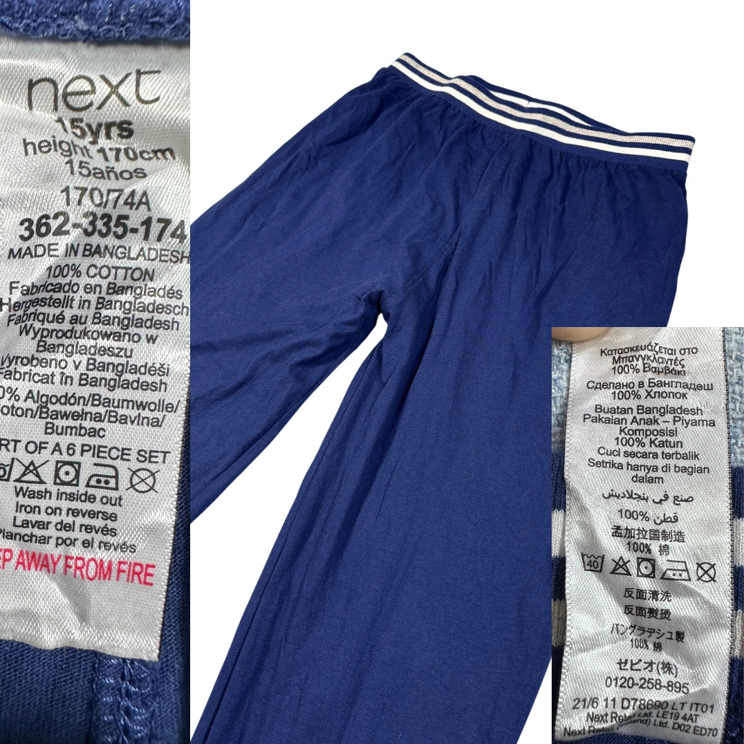 Next® Blue Pajama Jogger Pants-S