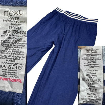 Next® Blue Pajama Jogger Pants-S