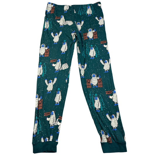 M&S® Green Printed Pajama Pants-M