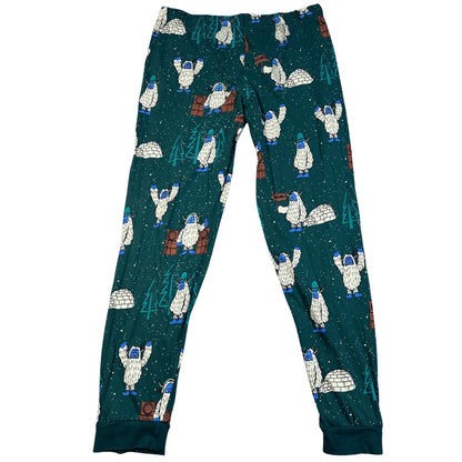 M&S® Green Printed Pajama Pants-M