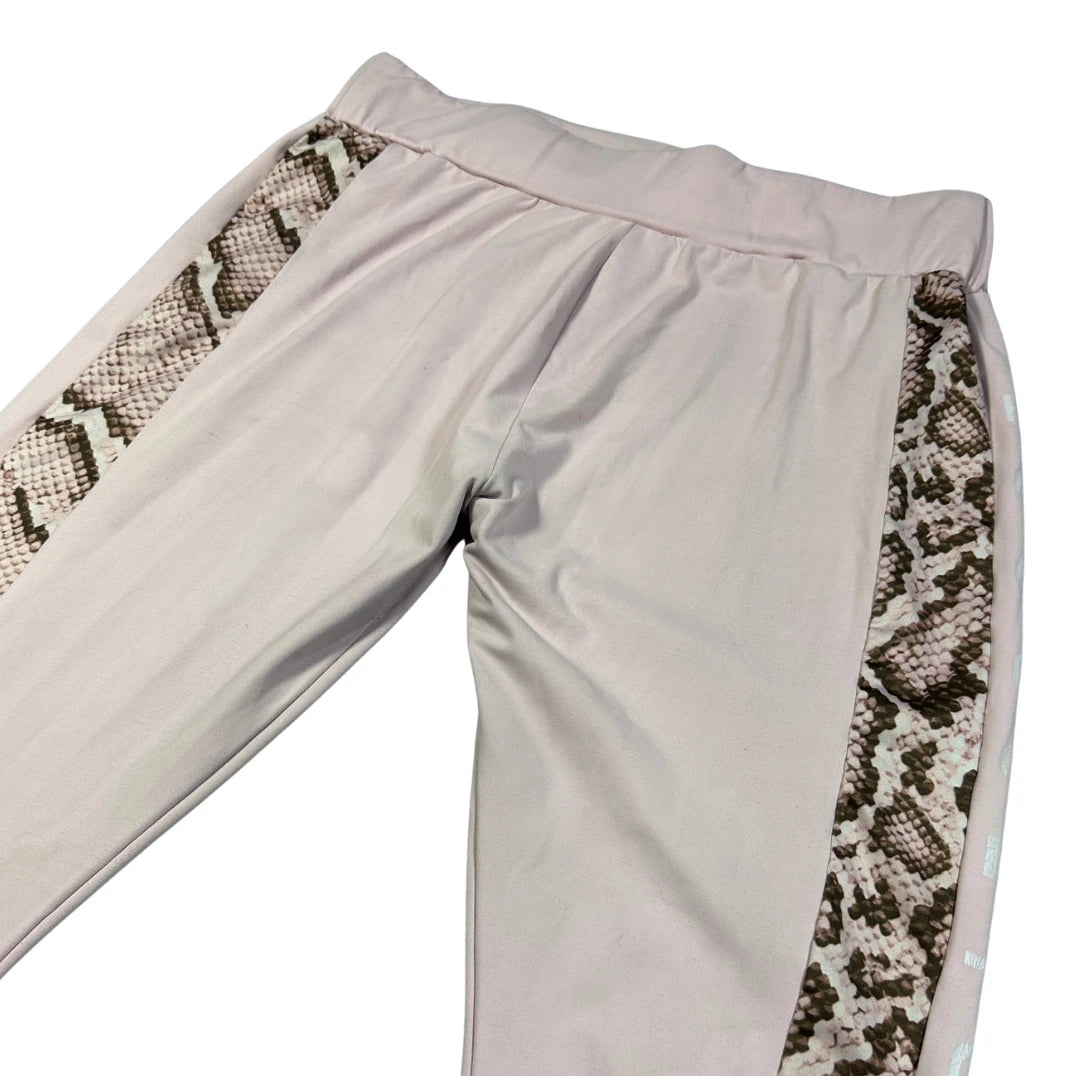 PrettyLittleThing® Pink Leggings Snake Panel-L