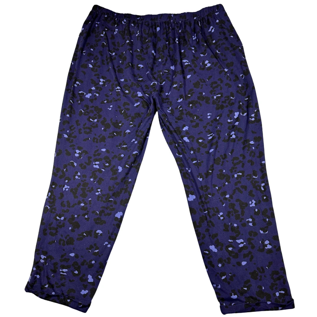 Simply Be® Blue Lounge Pants Printed-XL