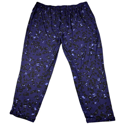 Simply Be® Blue Lounge Pants Printed-XL