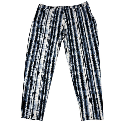 F&F® Black White Lounge Pants TieDye-L