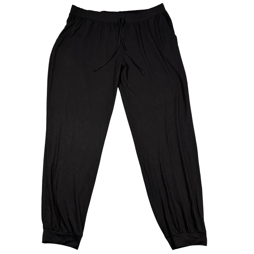 Love To Lounge® Black Lounge Pants-XL