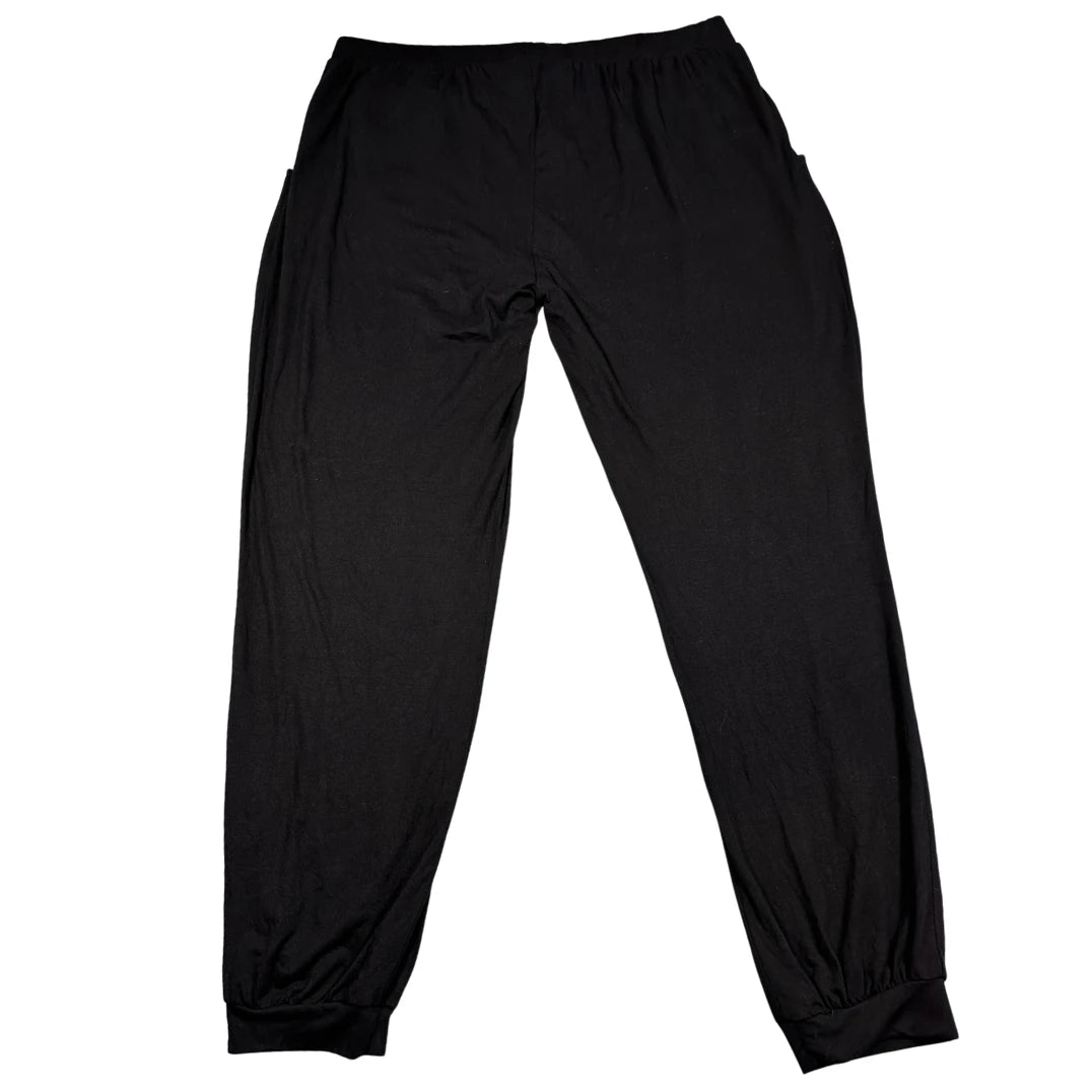 Love To Lounge® Black Lounge Pants-XL