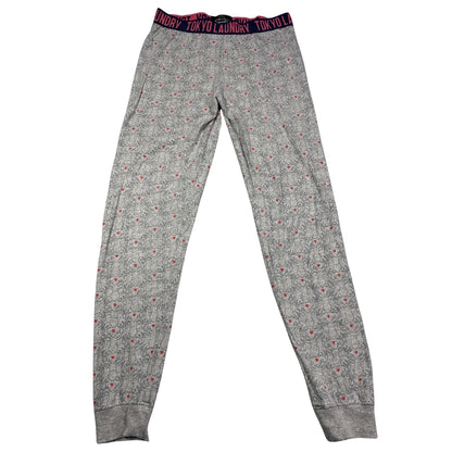 Tokyo Laundry® Grey Lounge Pants Printed-XS