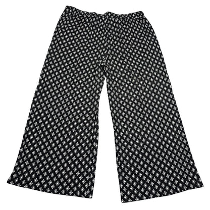 Ellos® Black Geometric Lounge Pants-XL