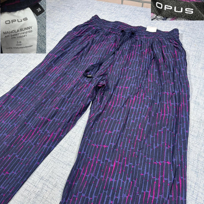 Opus® Navy Lounge Pants Patterned-M