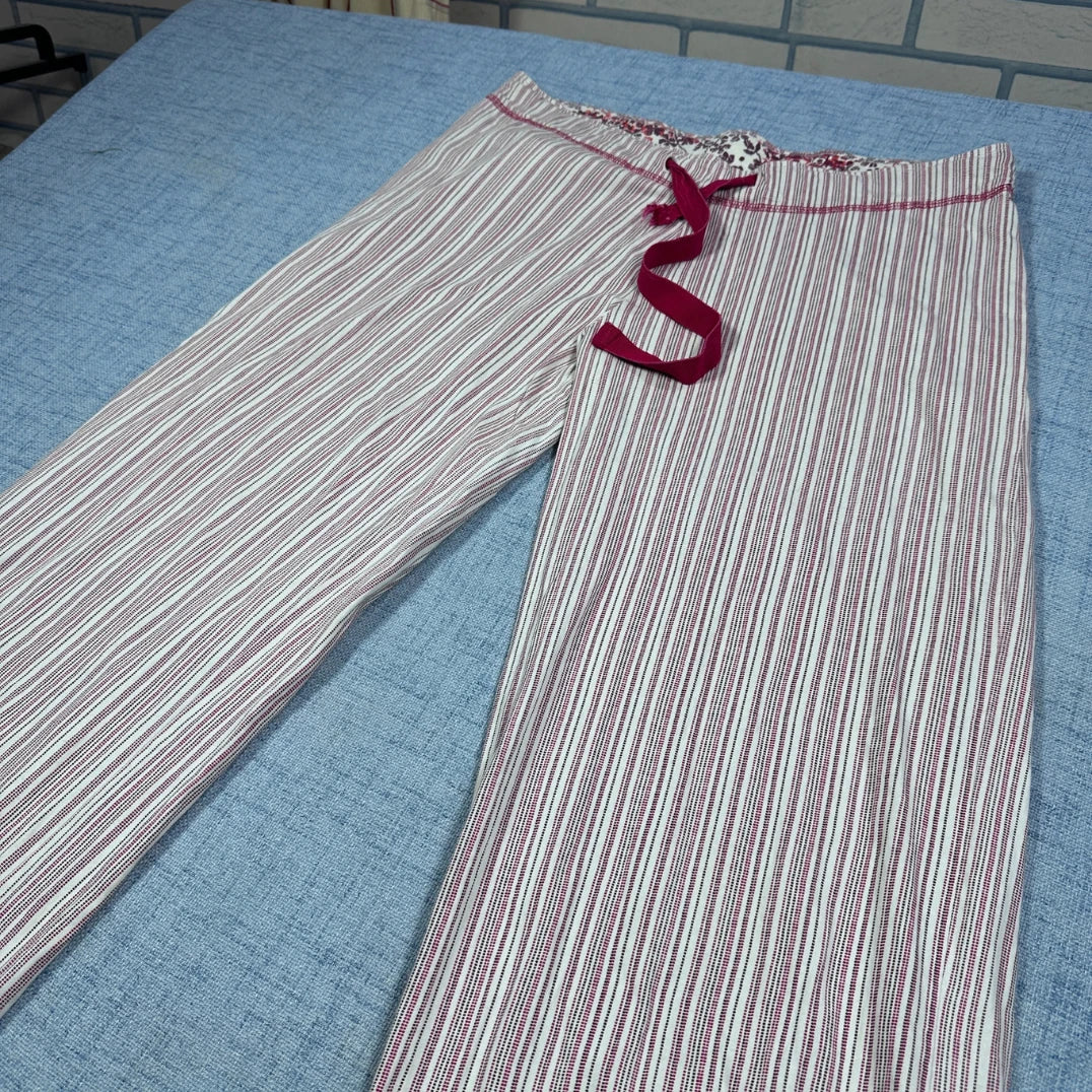 Fat Face® White Lounge Pants Striped-M