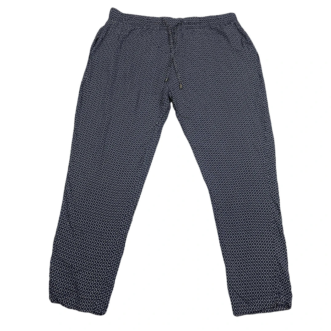 Esmara® Navy Lounge Pants Geometric-2XL