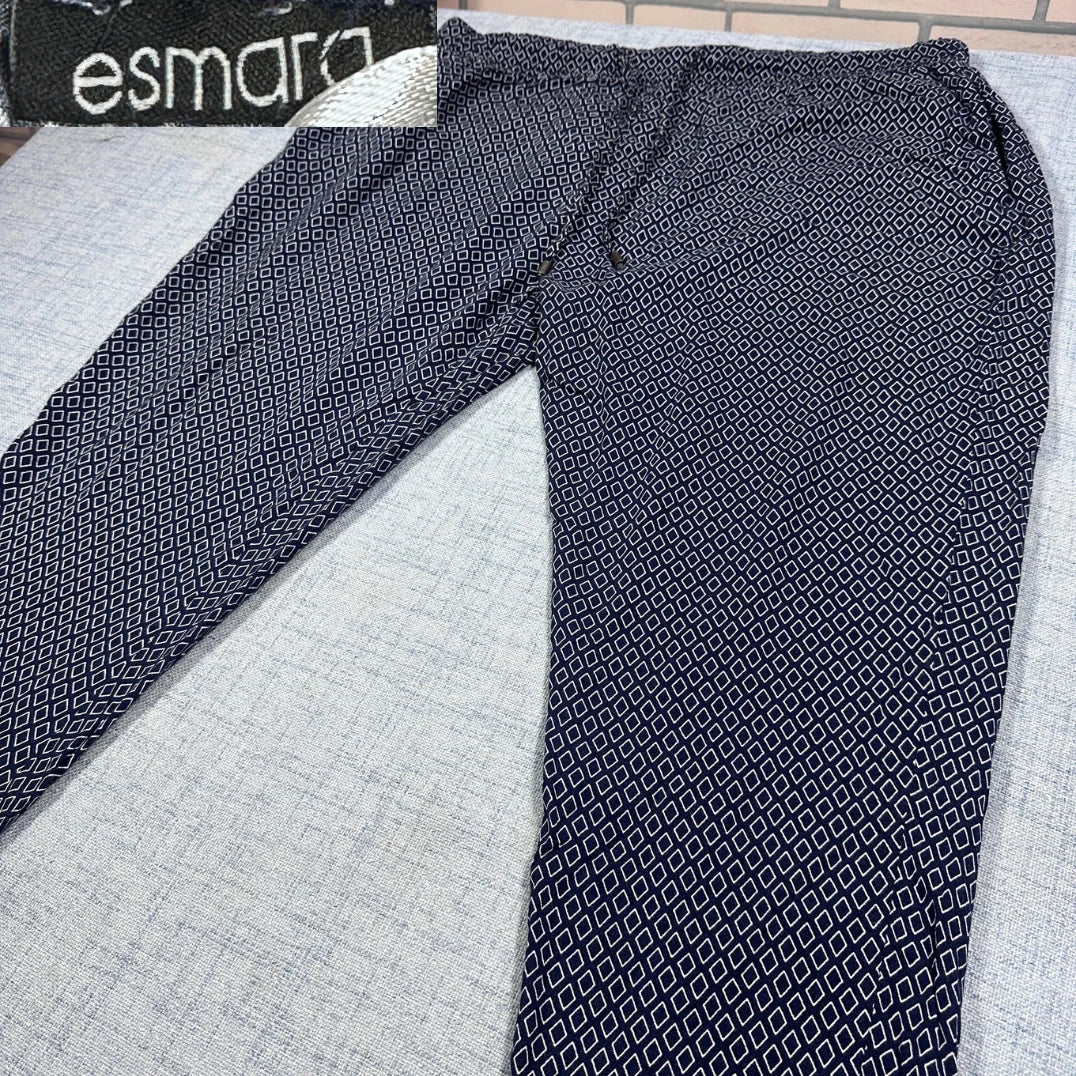 Esmara® Navy Lounge Pants Geometric-2XL