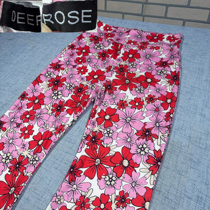 Deerose® Pink Leggings Floral-S