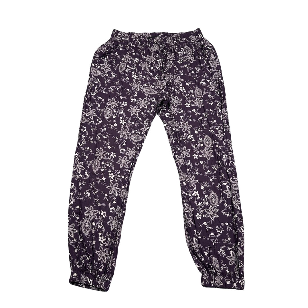 Gina Benotti® Purple Lounge Pants Floral-S
