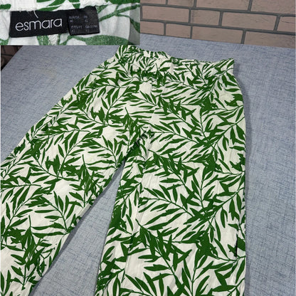 Esmara® Green Leaf Print Pants-L