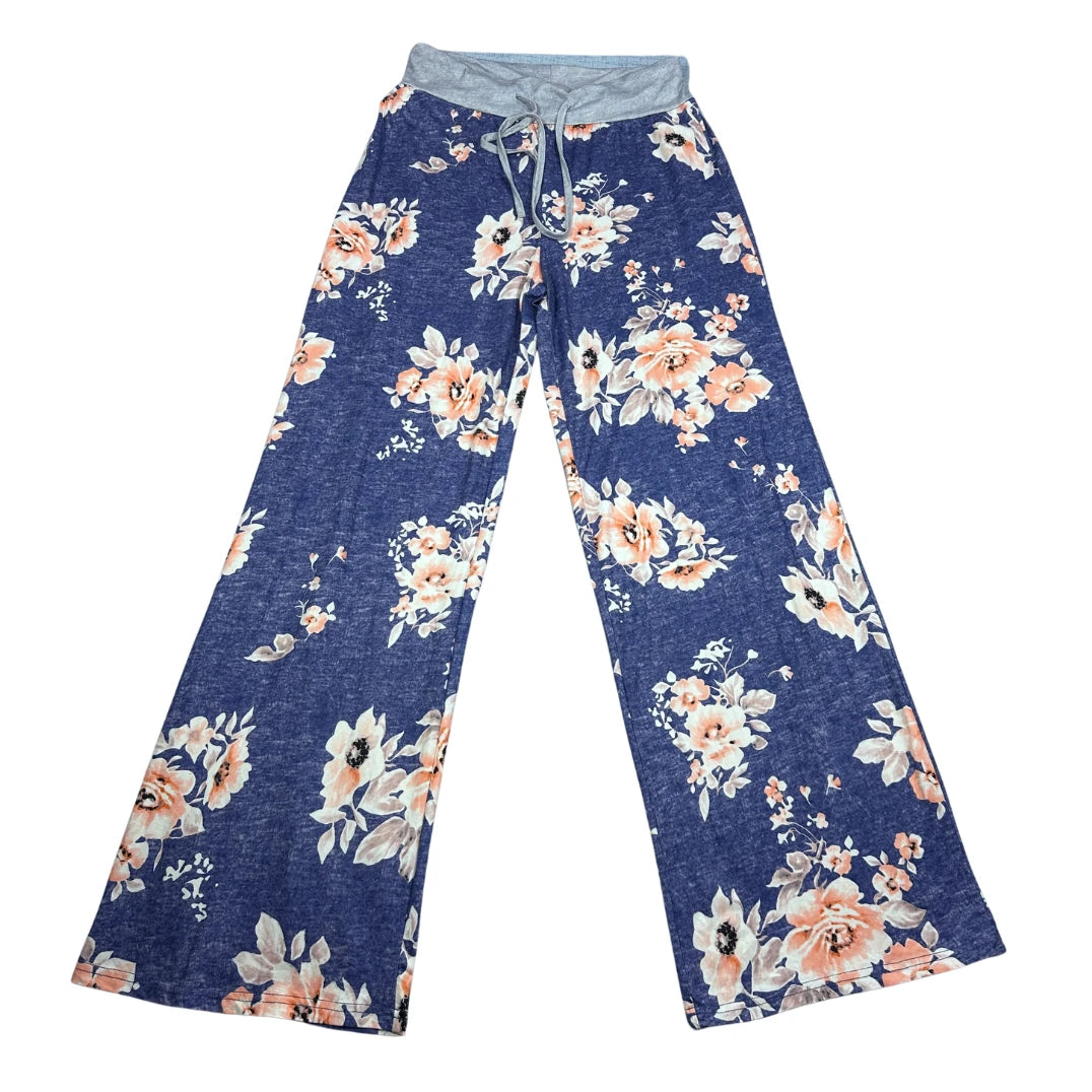 Unbranded Blue Floral Lounge Pants-M