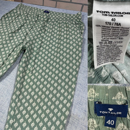 Tom Tailor® Green Printed Pants-M