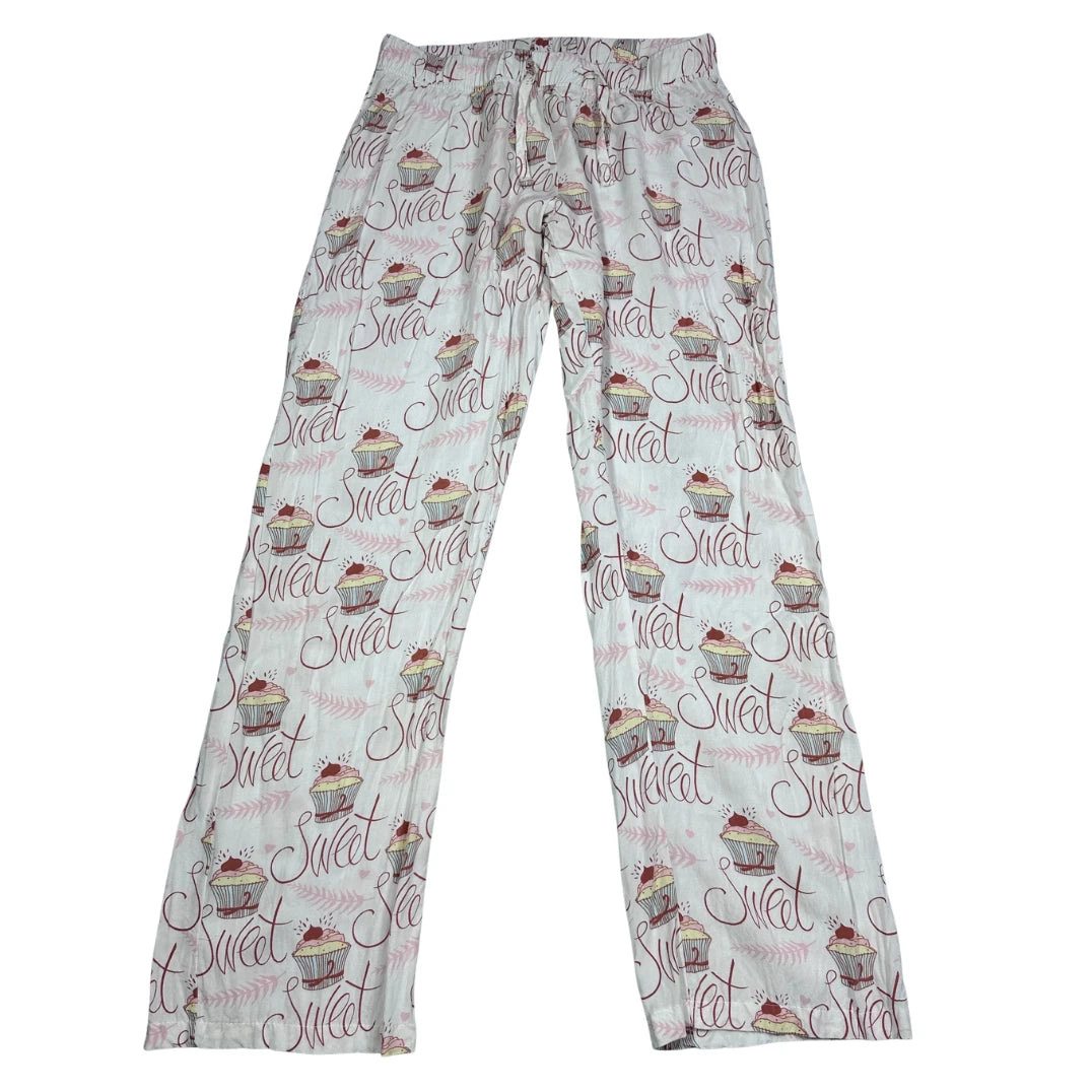 Esmara® White Printed Pajama Pants-S
