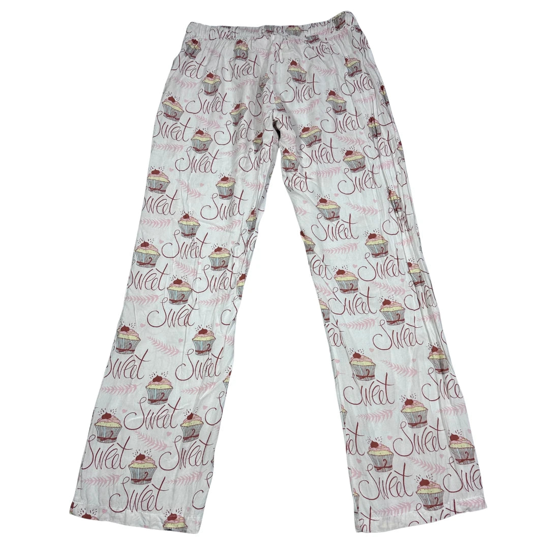 Esmara® White Printed Pajama Pants-S