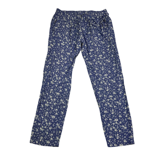Seasons® Blue Floral Lounge Pants-M