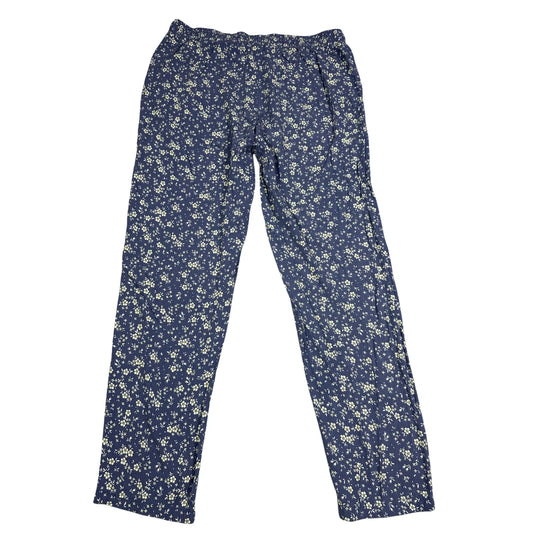 Seasons® Blue Floral Lounge Pants-M