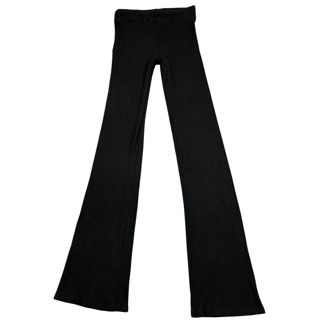 MM Moda® Black Ribbed Leggings-XS