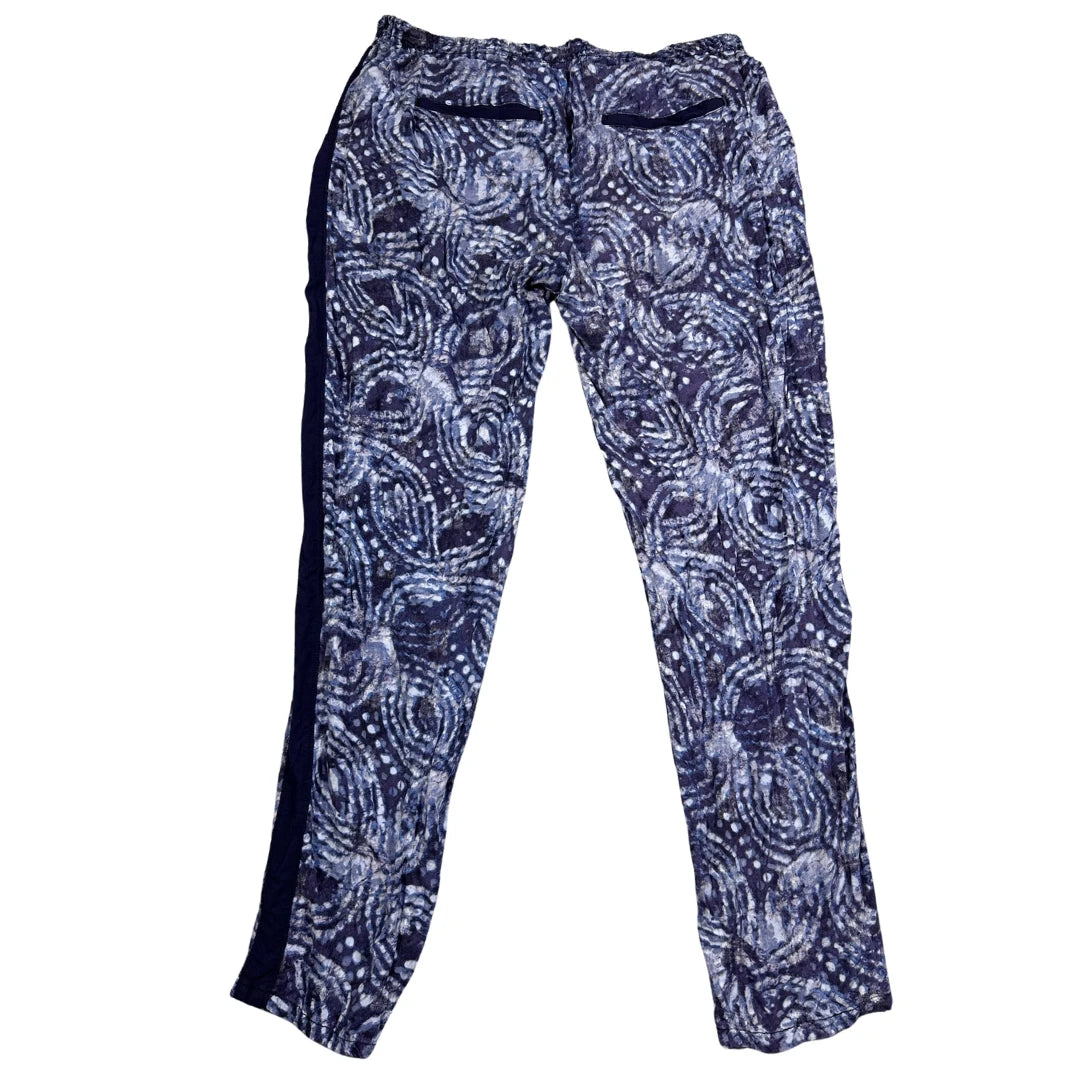 Thrift-and-treasures Blue Women's Pants Printed-M HEI®