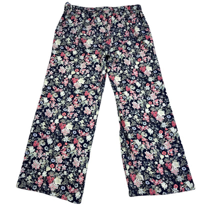 Yessica® Navy Floral Trousers Wide-2XL