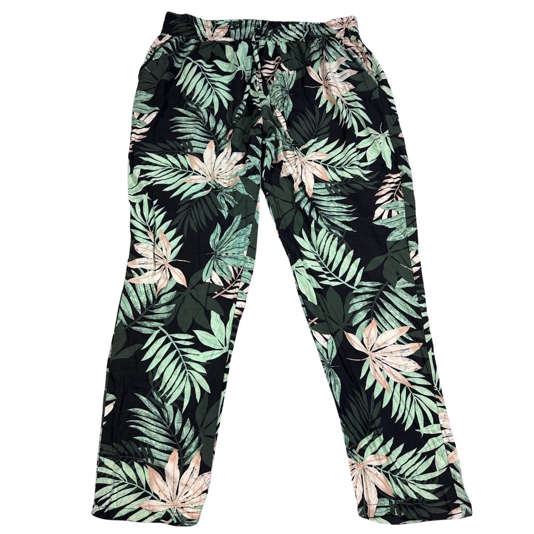 Thrift-and-treasures Black Women's Trousers Tropical-2XL Hailys