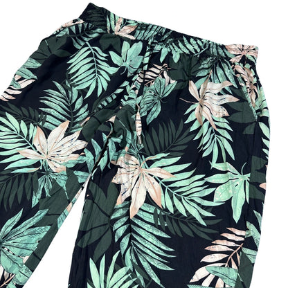 Thrift-and-treasures Black Women's Trousers Tropical-2XL Hailys