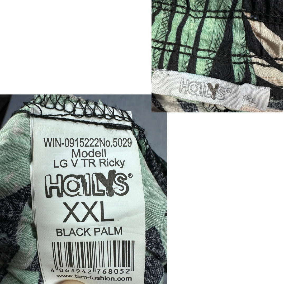 Thrift-and-treasures Black Women's Trousers Tropical-2XL Hailys