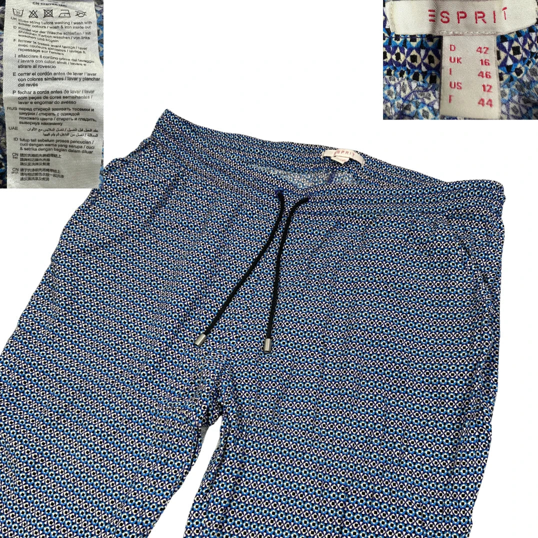 Thrift-and-treasures Blue Women's Lounge Pants-M ESPRIT