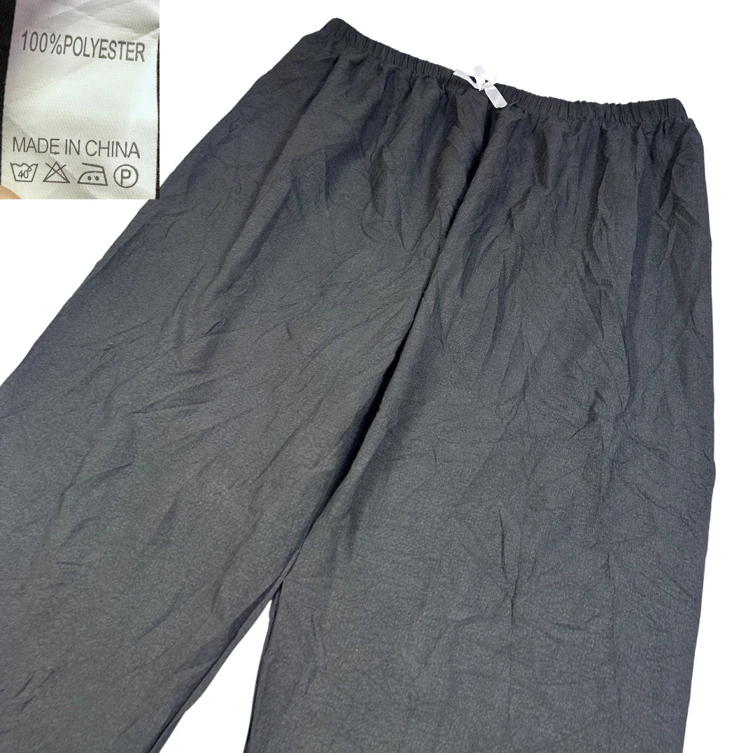 Unbranded Black Lounge Pants Lightweight-XL