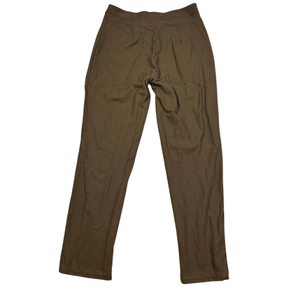 Unbranded Olive Straight Pants-S