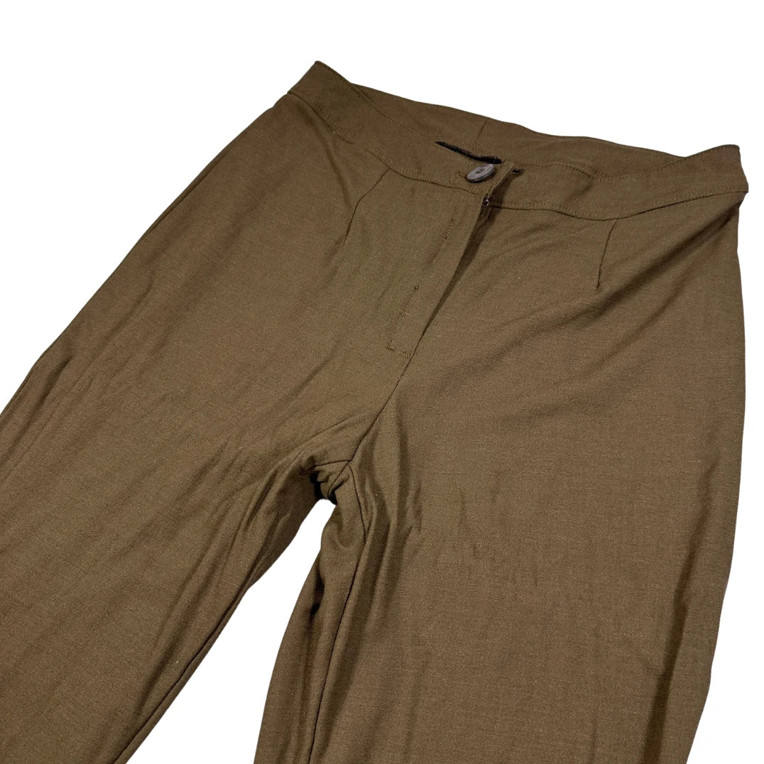 Unbranded Olive Straight Pants-S