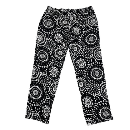 Unbranded Black White Printed Pants-XL