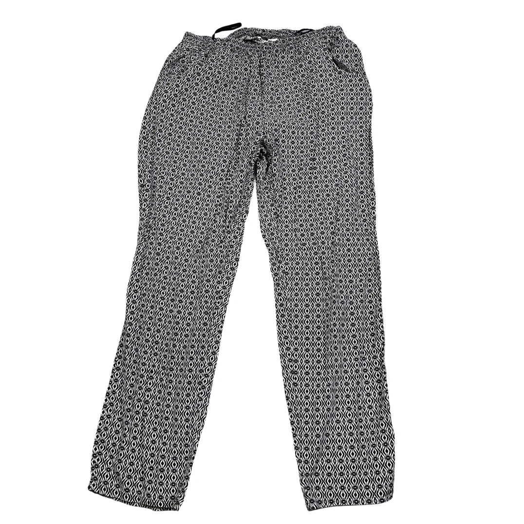 Thrift-and-treasures Black Women's Printed Pants-M Ladies Bottom