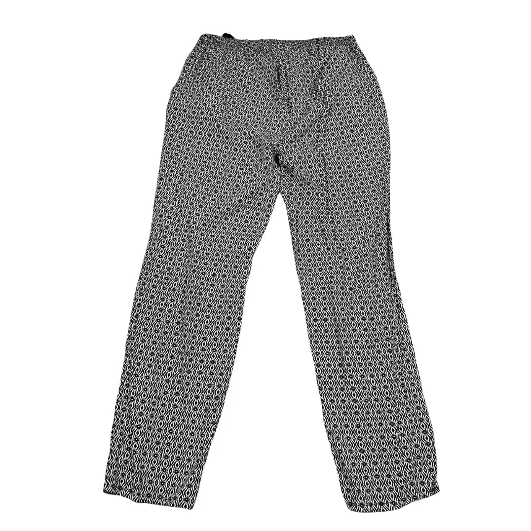 Thrift-and-treasures Black Women's Printed Pants-M Ladies Bottom