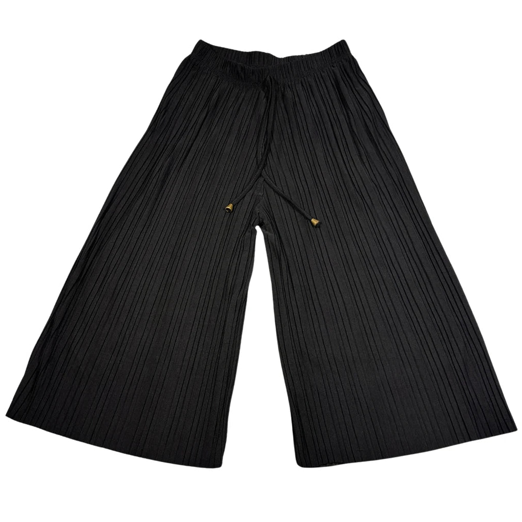 Unbranded Black Pleated Wide Leg Pants-M