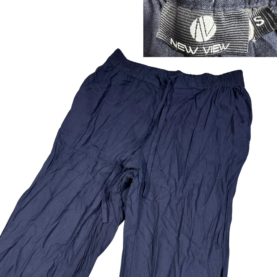 NEW VIEW Navy Women's Lounge Pants-S Ladies Bottom