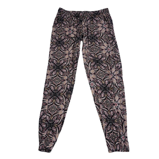 LASCANA Black Women's Print Trousers-M Ladies Bottom