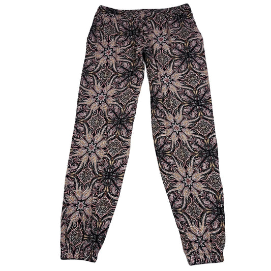 LASCANA Black Women's Print Trousers-M Ladies Bottom