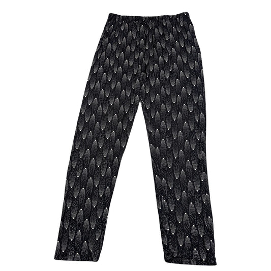 Unbranded Black White Dot Print Trousers-M