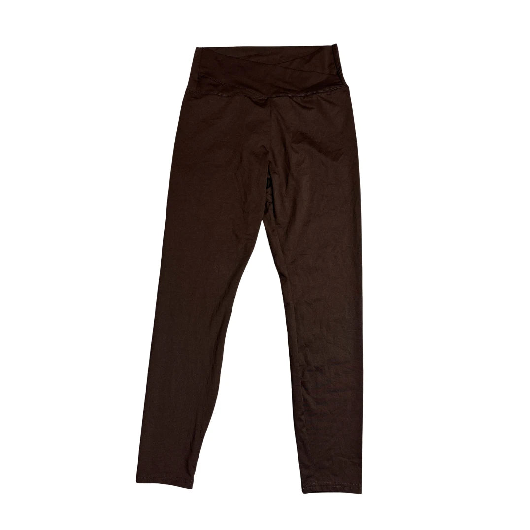 SHEIN Classic Cocoa Brown Everyday Leggings(MEDIUM)
